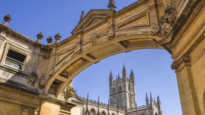 The stone arch at Yorks Street symbolising Avon Relationship Check-up.